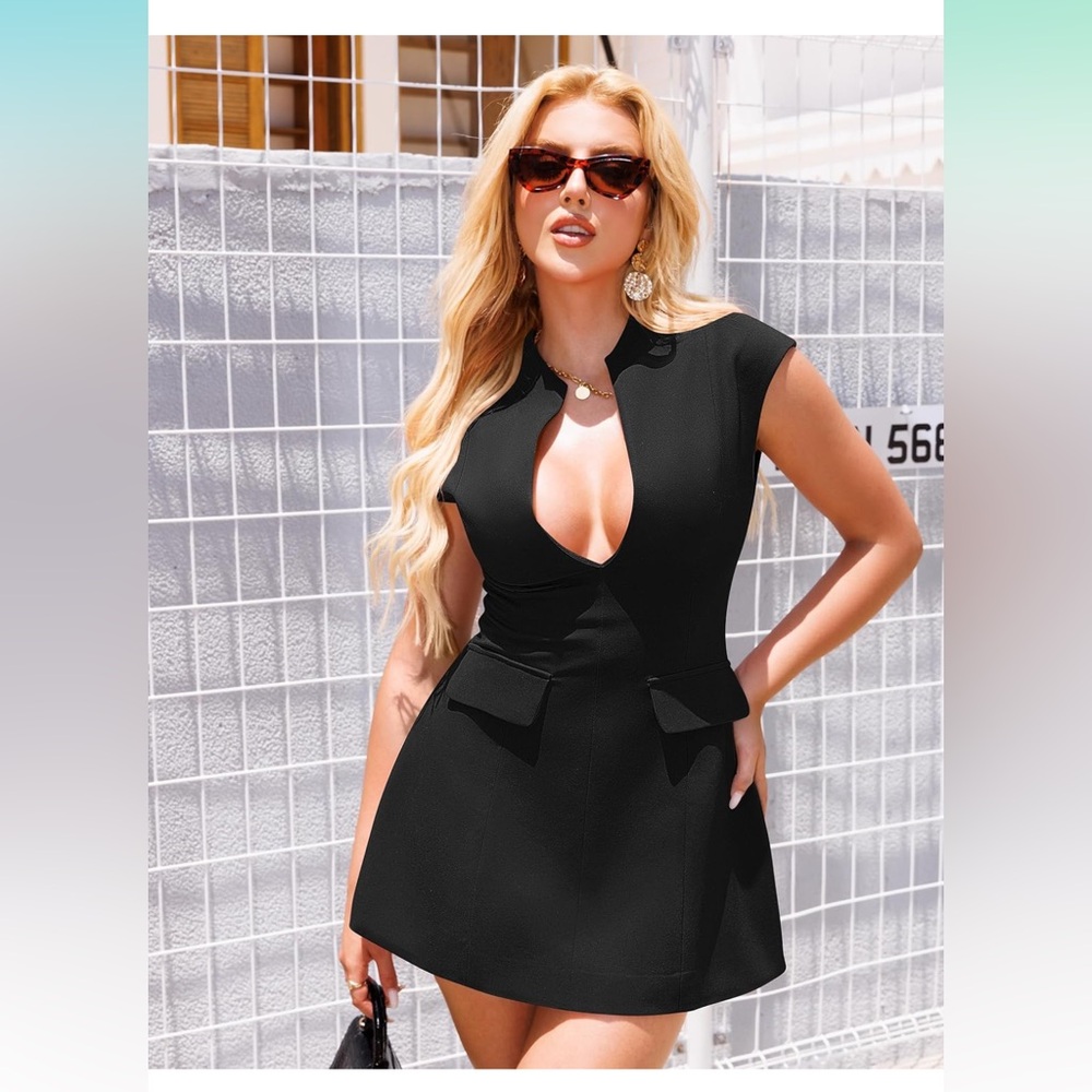 Elegant Black Women's Dress